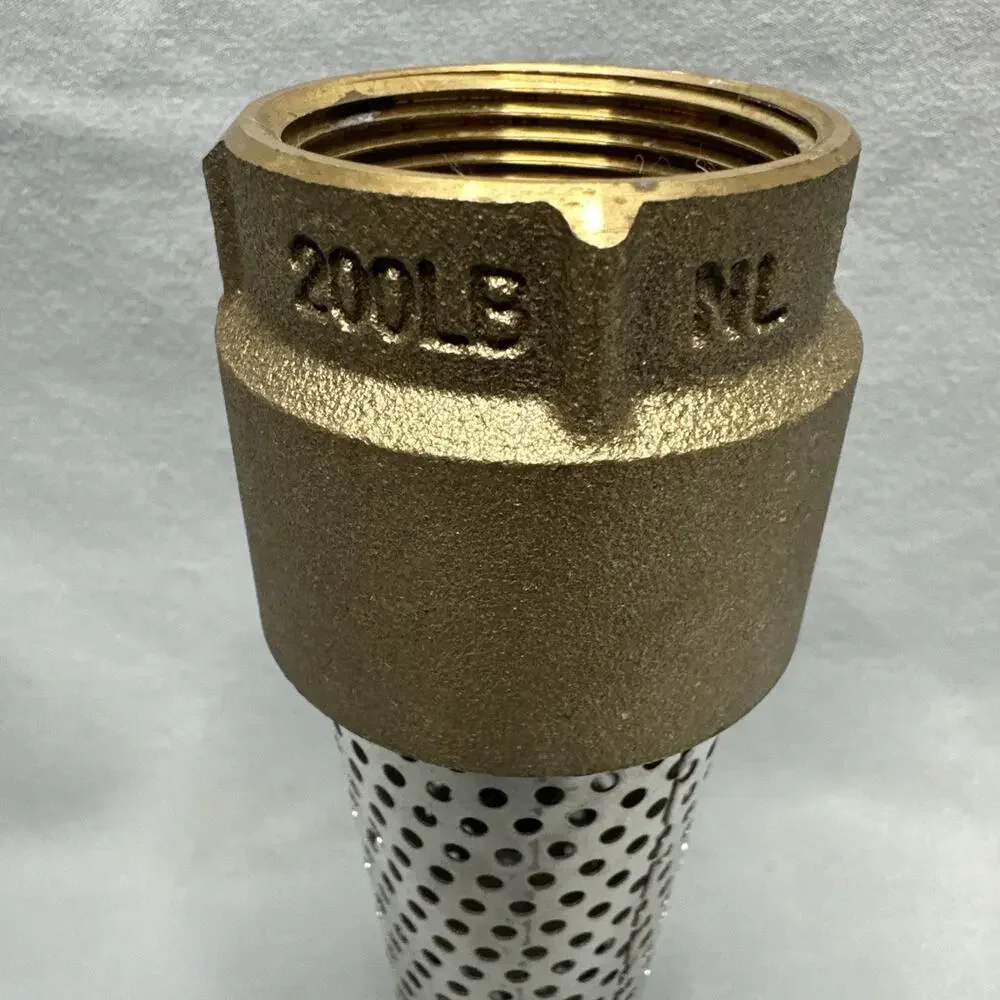 EVERBILT 1 1/4 Inch Brass Foot Valve Lead-Free 200LB
